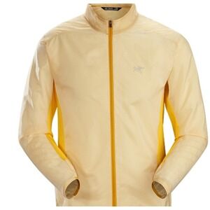 Arc'teryx Incendo Men's SL Jacket Yellow Ultralight Running Windshell Size Large
